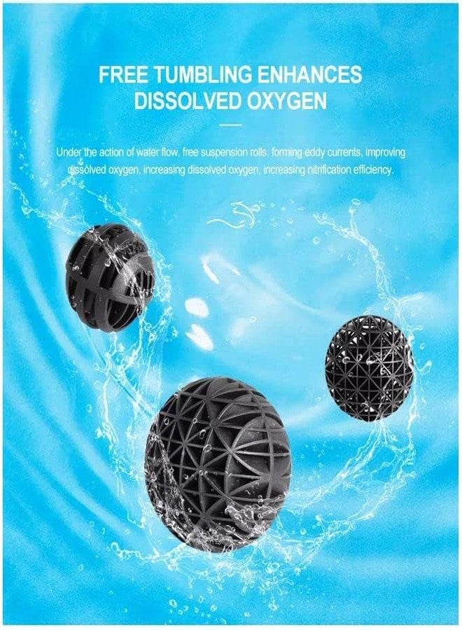 TRADESK Anky Aquarium Bio Ball Good Bacteria Creator -Suitable for All Aquarium Fish Tank (Bio Ball Without Net Bag, 12Piece) - Image 2